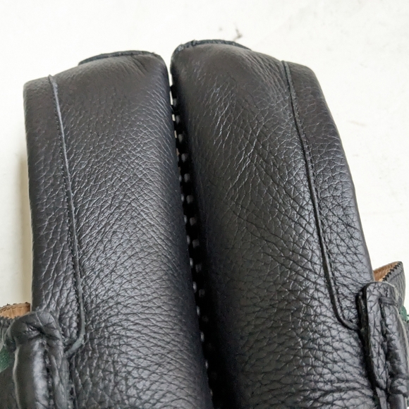 Gucci Horsebit Driving Loafers Black Leather Men 9 - Picture 10 of 16